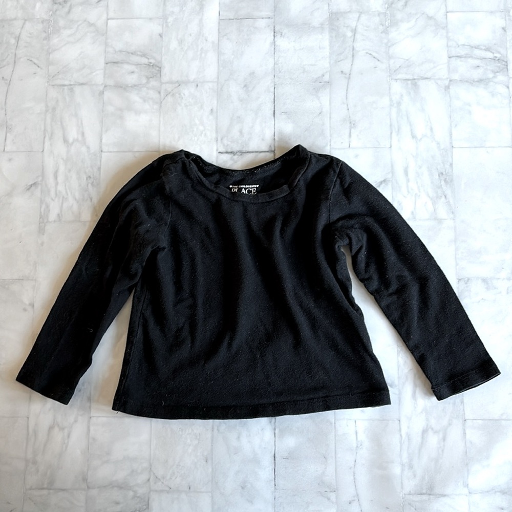 The Children's Place Black Long Sleeve Layering Top